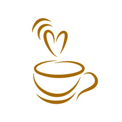 Coffee Cup With Heart
