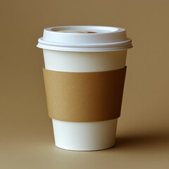 Simple Disposable Coffee Cup