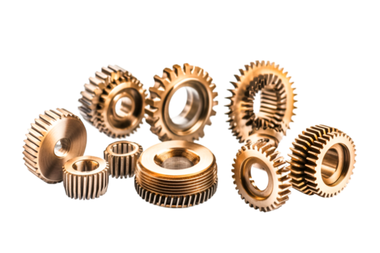 Golden Gears Precision Engineering Teamwork Interlocking Mechanisms