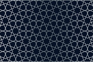 Intricate silver star patterns dance across a deep navy backdrop, creating a mesmerising visual tapestry.