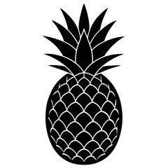 Obraz premium vector illustration of pineapple