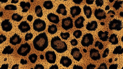 Exotic Leopard Fur Pattern Showcasing Rich Textures and Colors in a Natural Habitat Setting
