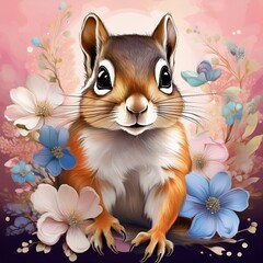 Niedliches kleines Streifenh&ouml;rnchen