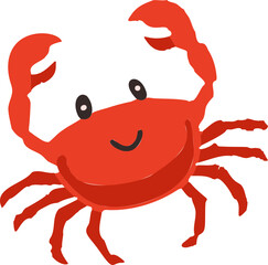 게, 꽃게, 벡터, 바다, 가재, 대양, 먹을것, 물고기, 갑각류, red, 껍데기, 키토산, 건강한