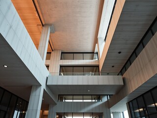 Obraz premium Clean Lines: Minimalist Architectural Elements