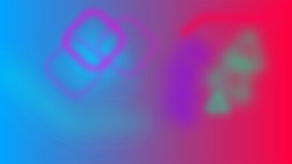 Vibrant Geometric Shapes with Gradient