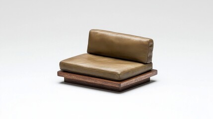 Modern Leather Armchair, Studio Shot