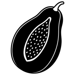 vector illustration of papaya