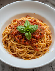 Spaghetti with Tomato Sauce and Fresh Basil – A Classic Italian Dish