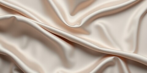 Fototapeta premium Moss-Covered Stone on Luxurious Silk, Minimalist Design