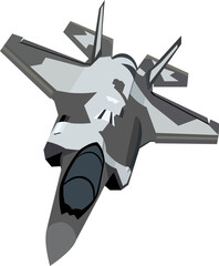 vector image,  fighter jet maneuvering