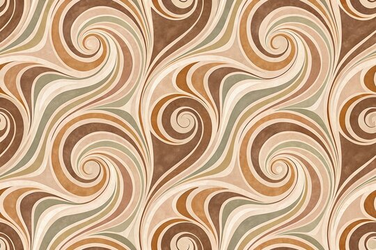 Seamless Abstract Pattern Texture Background Mocha Mousse Pantone's Color, seamless floral pattern