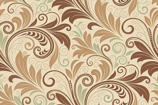 Seamless Abstract Pattern Texture Background Mocha Mousse Pantone's Color, seamless floral pattern