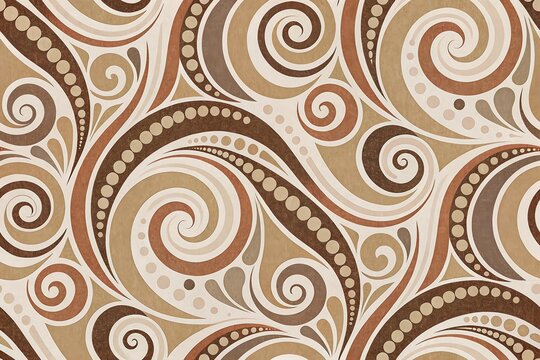 Seamless Abstract Pattern Texture Background Mocha Mousse Pantone's Color, seamless floral pattern