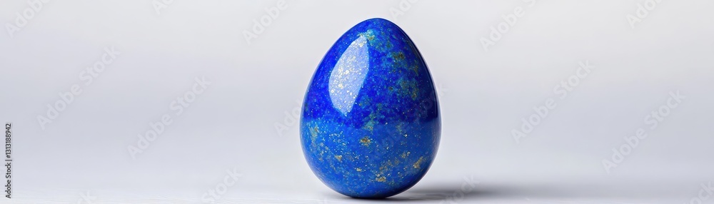 Poster elegant blue and white ceramic vase with intricate patterns displayed on a simple wooden surface in 