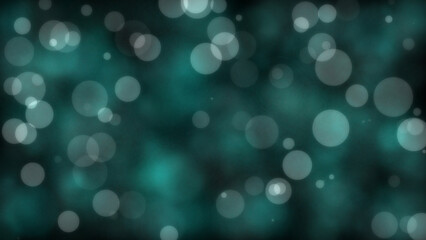Dark green circle with bokeh effect background, suitable for various background purposes. Generative AI	
