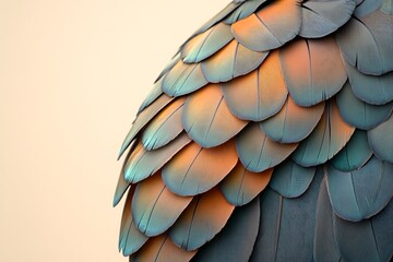 Obraz premium Stunning Close-up of Bird Feathers
