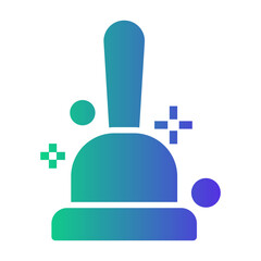 toilet brush Gradient icon
