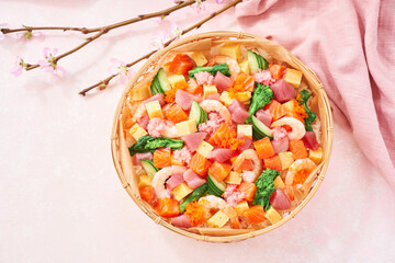 春のちらし寿司 - ひなまつりやお祝いに