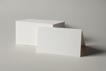 Blank cards and boxes for creative projects