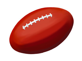 ラグビーボール（ラインなし）