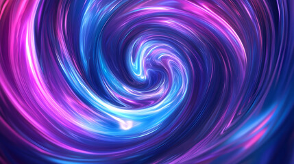 Hypnotic liquid swirl background with luminous neon colors blending in a mesmerizing wave effect