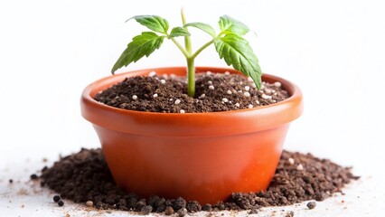 Indoor Organic Tomato Growing: Perlite, Vermiculite & Soil Mix for Seedlings