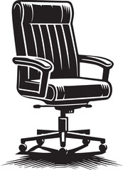 armchair and chair silhouette vector, chair vector illustration, chair logo vector, chair silhouette vector isolated on white background