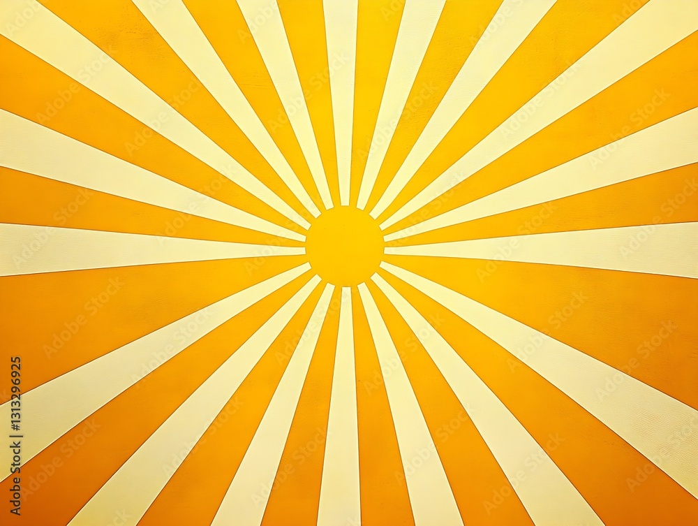 Aufkleber bright yellow sunburst background with radiating rays creating a cheerful and energetic atmosphere :