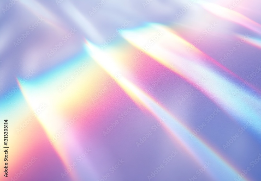 Poster delicate pastel colored fabric smooth surface with lighting effects creating a dreamy atmosphere : g