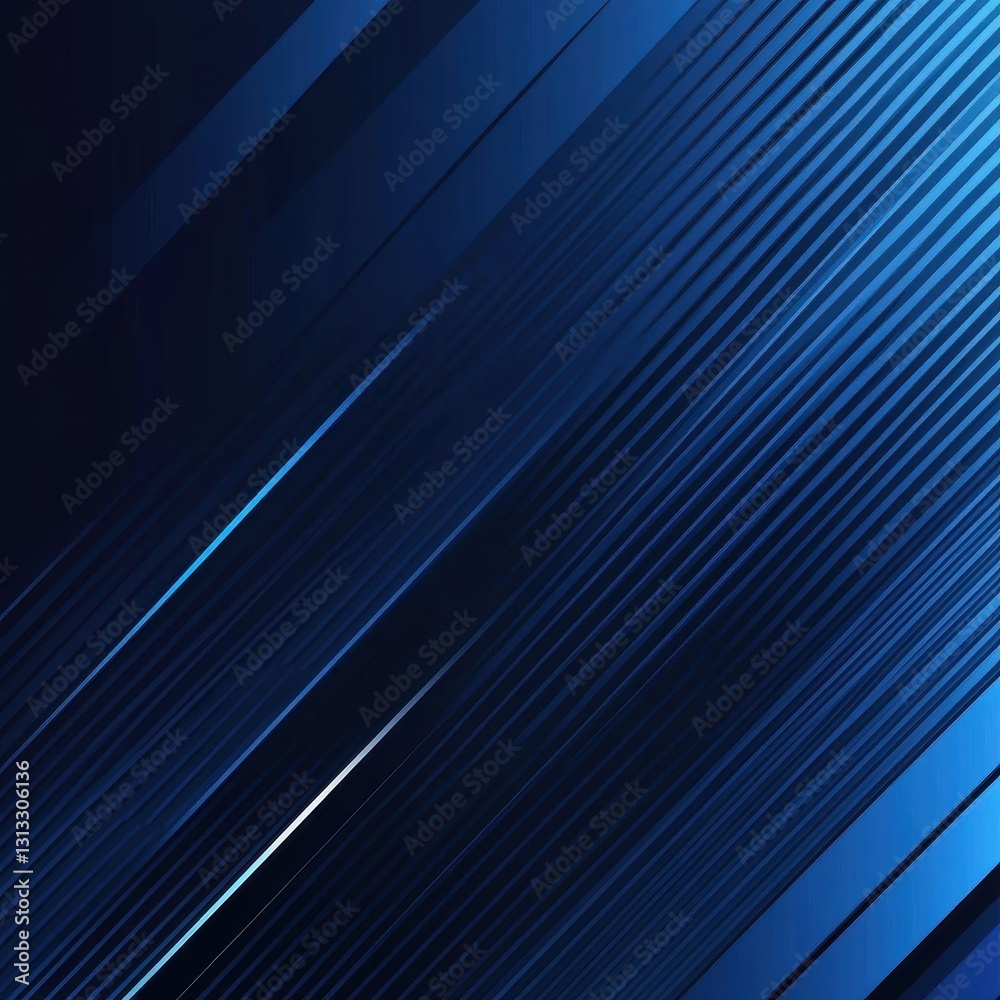 Poster abstract dark blue diagonal lines pattern with soft gradients and modern design elements suitable fo