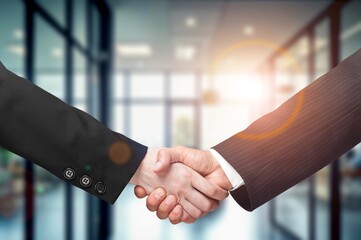 Business people handshake for recruitment in office