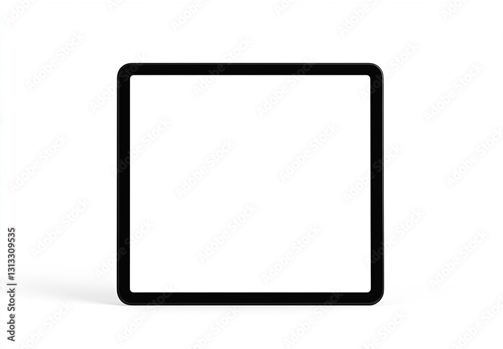 Leinwandbilder empty digital tablet on a soft surface perfect for showcasing app designs and ideas : generative ai