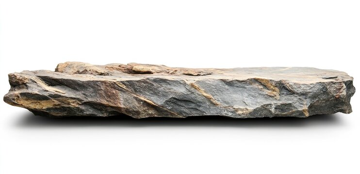 Natural rugged stone with unique textures creating a minimalist aesthetic for modern decor : Generative AI