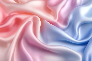 Fototapeta premium Delicate Pastel Silk Fabric Texture
