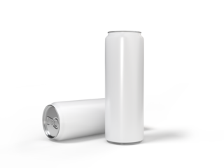 3D realistic aluminum slim can beverage products packaging container. For presentation branding juice, beer, energy, cola, soda, coffee, cocktail can mockup blank template isolated on background