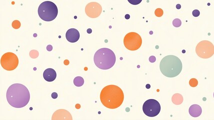 Colorful Abstract Pattern with Vibrant Circles on a Light Background for Modern Design and Creative Projects