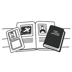 notebook and pen
