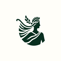 Ancient Greek Lady Logo