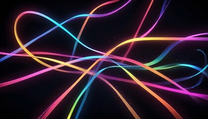 neon, abstract, colorful, glowing, lines, light, vibrant, futuristic, digital, energy, dynamic, motion, electric, spectrum, illuminated, fluid, movement, artistic, modern, radiant, bright, luminescent