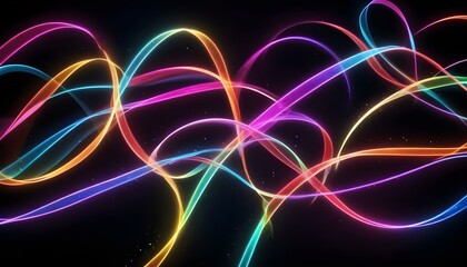 neon, abstract, colorful, glowing, lines, light, vibrant, futuristic, digital, energy, dynamic, motion, electric, spectrum, illuminated, fluid, movement, artistic, modern, radiant, bright, luminescent