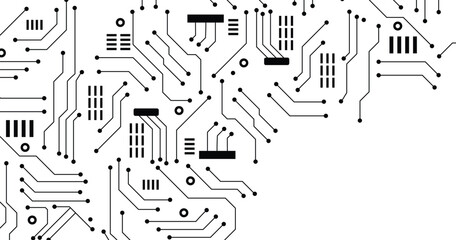 Vector circuit board pattern for background technology