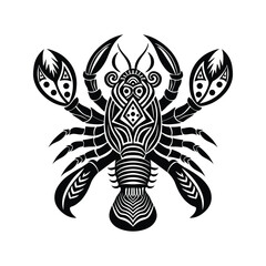 Lobster Fish Silhouette 5