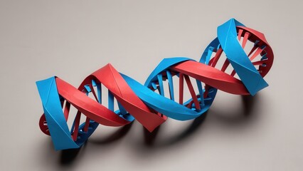  a vibrant representation of DNA showcasing its helical structure