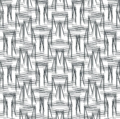 Line structure with symmetry and a visual shaking or irritation effect.