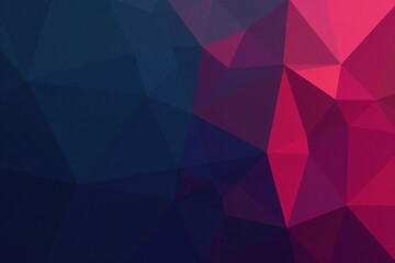 Obraz premium Elegant dark backdrop with low poly triangles, tech, black, corporate