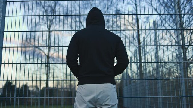 man watching on playground. Victims rapist s children. Hostages young children. illegal detention. child trafficking. Caucasian maniac pedophile following, stalking child girl, kidnapping