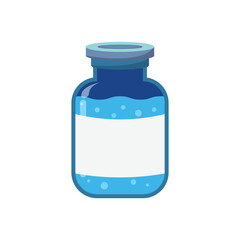 medicine bottle vector illustration