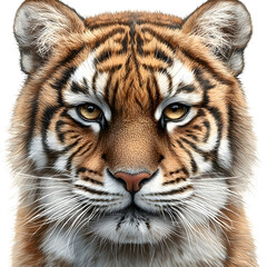 Obraz premium Close Up Portrait of a Tiger with Intense Gaze