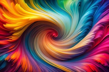 Fototapeta premium Vibrant Abstract Swirl: Dynamic Color Palette Background